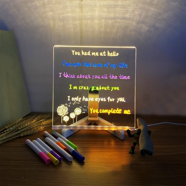 Sakerplus® LED-Notiztafel mit Farben