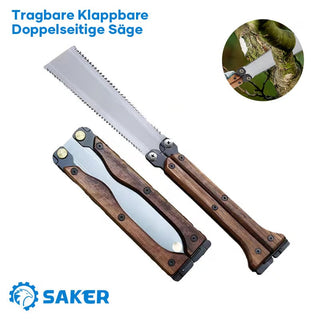 Sakerplus® Tragbare Klappbare Doppelseitige Säge