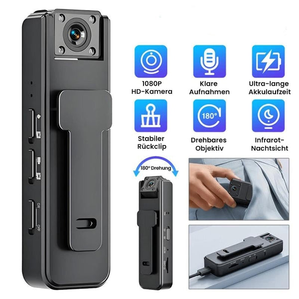Sakerplus® Körperkamera/Camcorder, kabellos