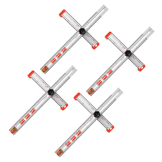 Sakerplus® 4-IN-1 Bohrer-Positionierungslineal