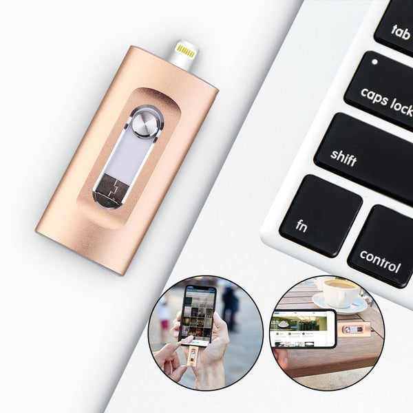 Sakerplus® 3-in-1 Tragbarer Hochgeschwindigkeits USB 3.0 Speicher
