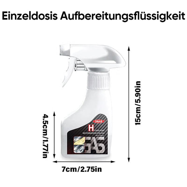 Sakerplus®  Scheinwerfer-Restaurierungsspray