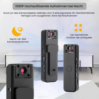 Sakerplus® kabellose Körperkamera Camcorder