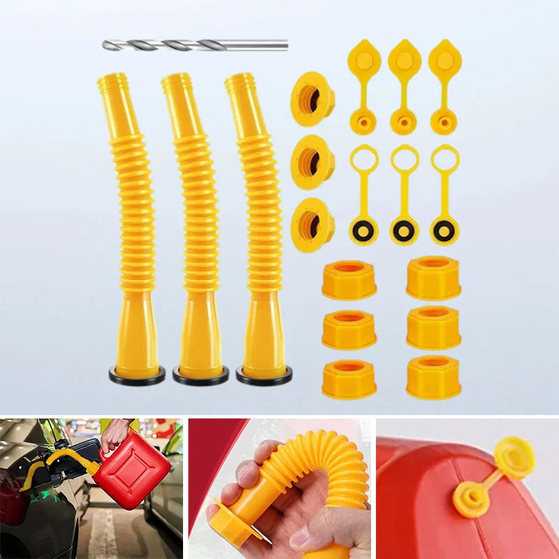 Saker Benzinkanister-Auslauf-Ersatz Mit Flexibler Anti-Verschütt-Düse