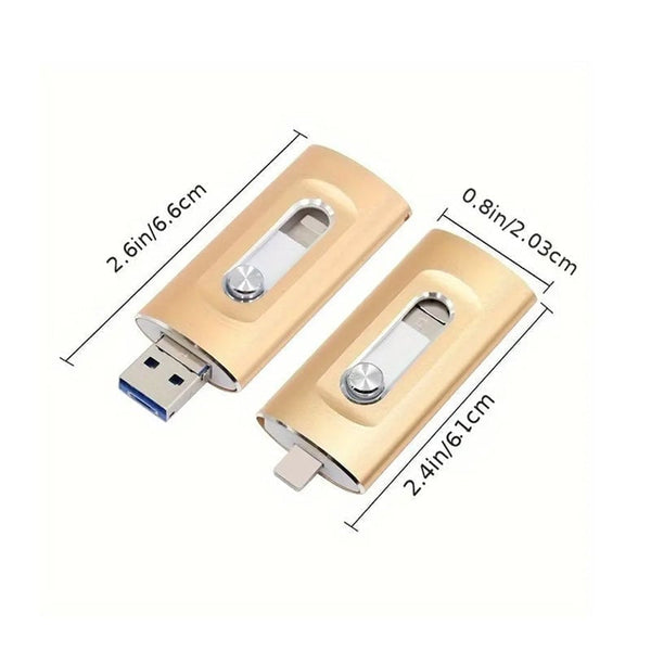 Sakerplus® 3-in-1 Tragbarer Hochgeschwindigkeits USB 3.0 Speicher