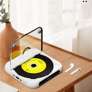 Sakerplus® Tragbarer Bluetooth-CD-Player
