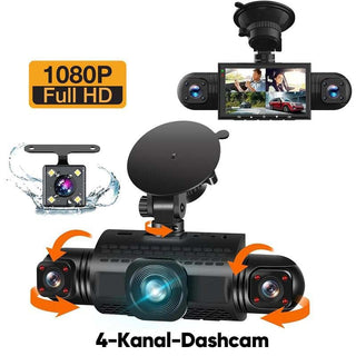 Sakerplus® 4-Kanal-FHD-Dashcam