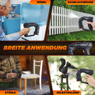 Sakerplus® Kabelloser Elektrischer Farbspriter