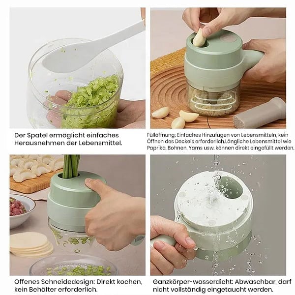 Sakerplus® kabelloser Gemüseschneider