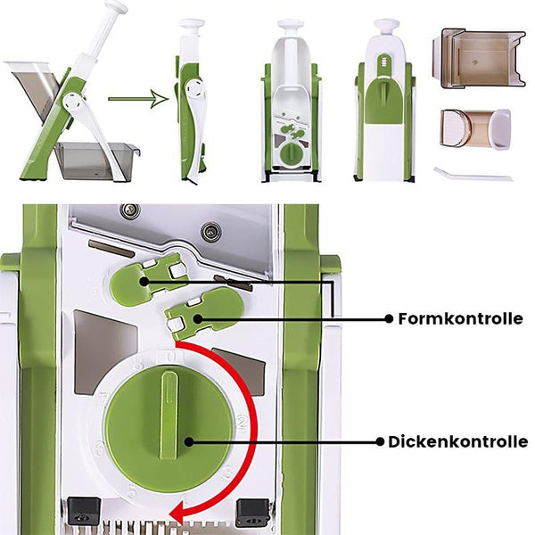 Sakerplus® Edelstahl Gemüseschneide Werkzeug