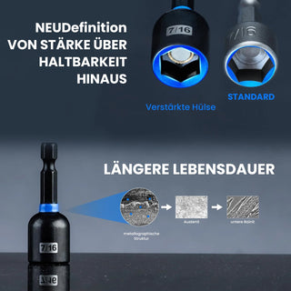 Sakerplus® Magnetisches Schlagschrauber-Nuss-Set