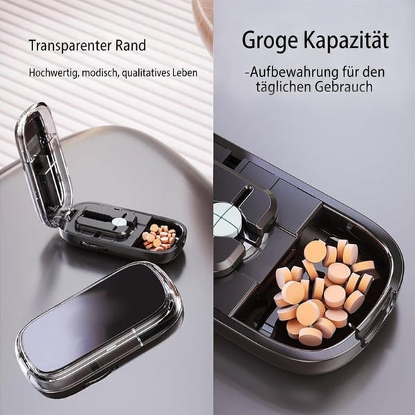 Sakerplus® Mehrfach-Tablettenschneider mit Präzisionsführung