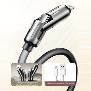 Sakerplus® 240 W 4-in-1 USB-C-Kabel