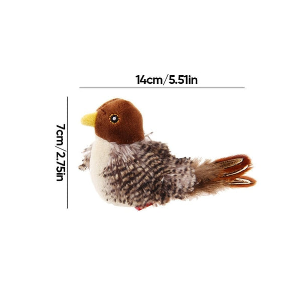 Sakerplus® Simulierter zwitschernder Vogel - Katzenspielzeug