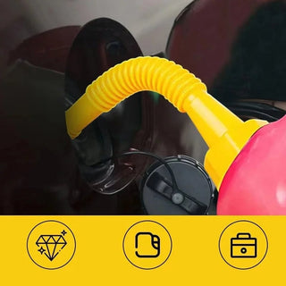 Sakerplus® Benzinkanister-Auslauf-Ersatz Mit Flexibler Anti-Verschütt-Düse