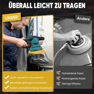 Sakerplus® 8-Gang Kabellose Autopoliermaschine