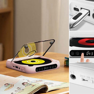 Sakerplus® Tragbarer Bluetooth-CD-Player