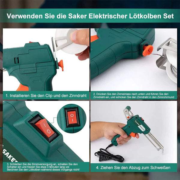 Sakerplus® 60W Elektrischer Lötkolben Set