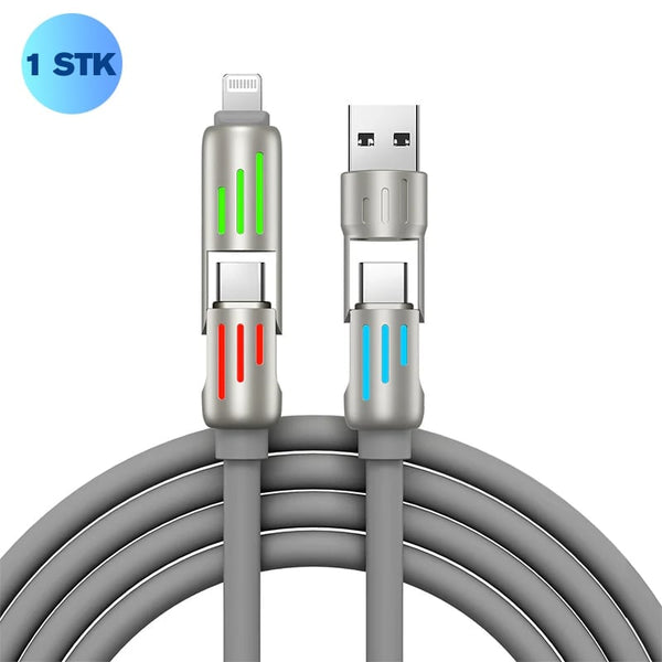 Sakerplus® 240 W 4-in-1 USB-C-Kabel
