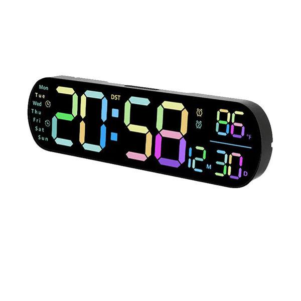Sakerplus® Mehrzweck LED-Anzeigen-Uhr