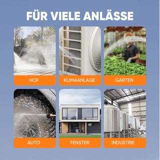 Sakerplus® 6-in-1-Sprühdüse Autowaschwasserpistole