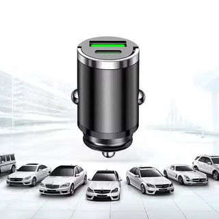Sakerplus® Metall-Ziehring Schnellladegerät Fürs Auto (Unsichtbares Design)