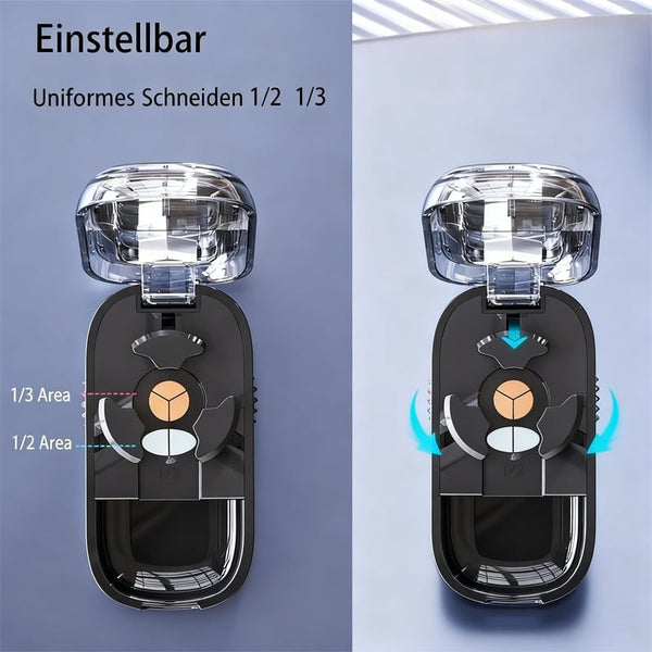 Sakerplus® Mehrfach-Tablettenschneider mit Präzisionsführung