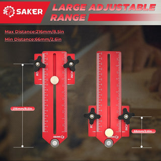 Sakerplus® Dünnschnitt-Schablone für Tischsägen