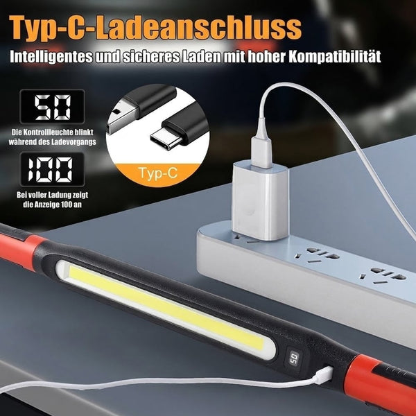 Sakerplus® Magnetische wiederaufladbare LED-Arbeitsleuchte