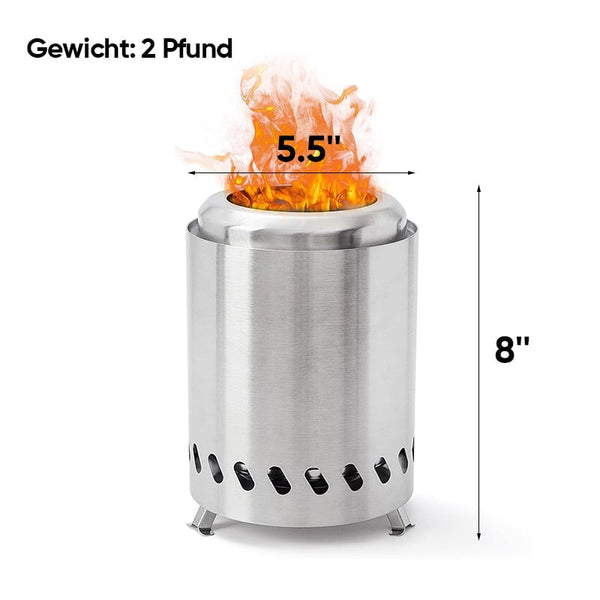 Sakerplus® Tragbare rauchfreie Tischfeuerstelle
