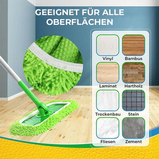 Sakerplus® Ersatz-Wischbezüge aus Chenille für die Bodenreinigung