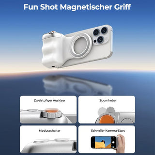 Sakerplus® Fun Shot Magnetgriff & Magnetisches Selfie-Licht