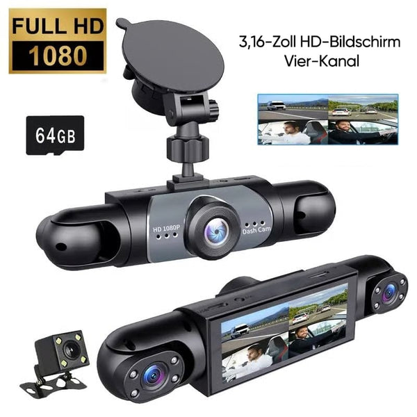 Sakerplus® Rundum Auto Dashcam System