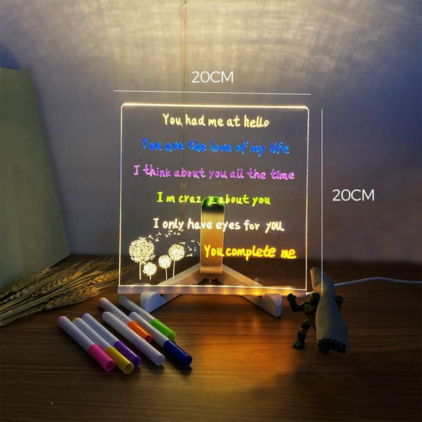 Sakerplus® LED-Notiztafel mit Farben