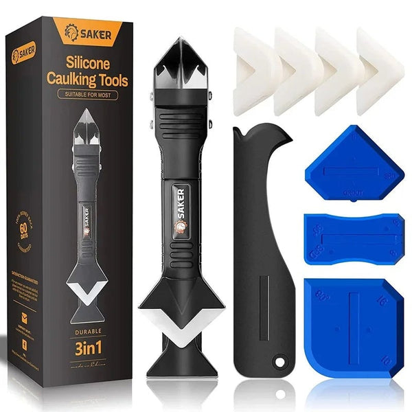 Sakerplus® 3 in 1 Silikonentferner Set Dichtungs Werkzeugsatz