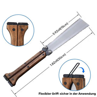 Sakerplus® Tragbare Klappbare Doppelseitige Säge