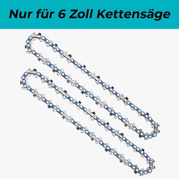 Sakerplus® 4/6 Zoll Mini Kettensäge Akku Einhandsäge