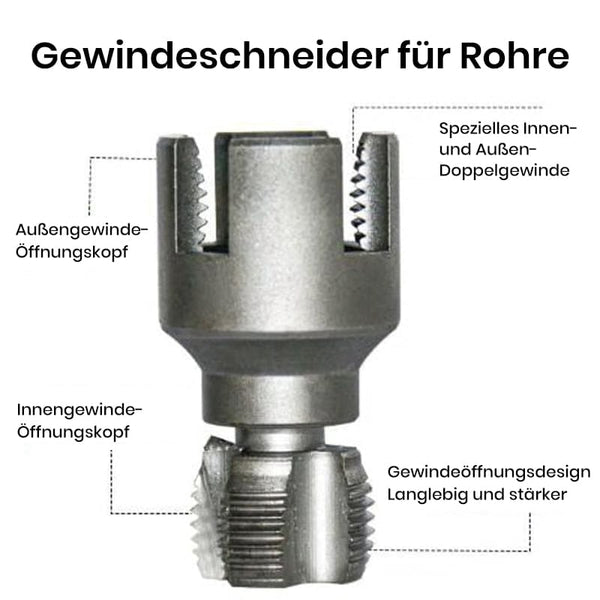 Sakerplus® Gewindeschneider für Rohre
