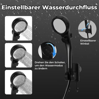 Sakerplus® Tragbare, wiederaufladbare Camping-Duschpumpe