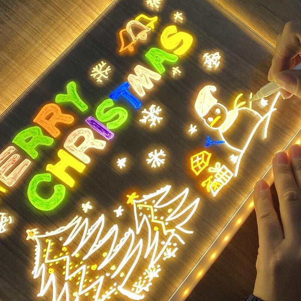 Sakerplus® LED-Notiztafel mit Farben