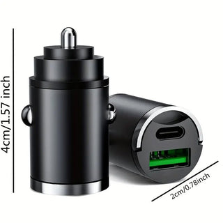Sakerplus® Metall-Ziehring Schnellladegerät Fürs Auto (Unsichtbares Design)