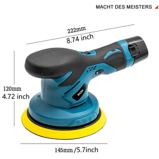 Sakerplus® 12V Akku Auto Exzenterschleifer Poliermaschine Set