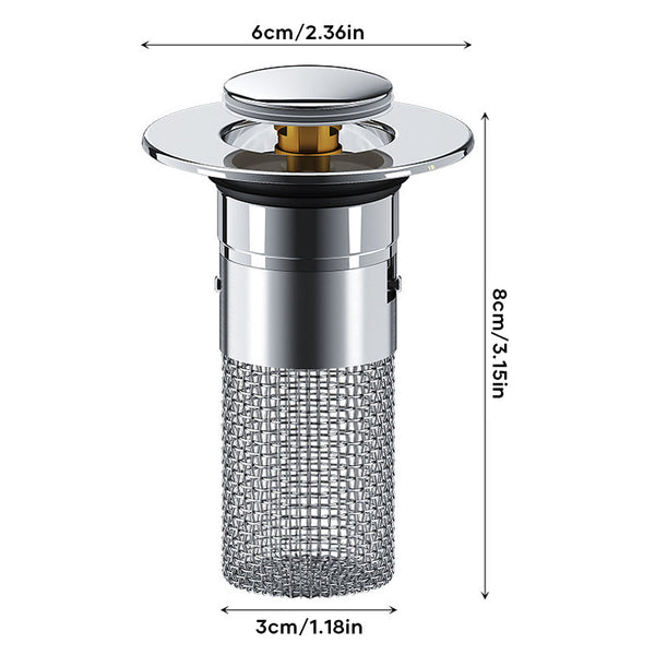 Sakerplus® Bodenablauffilter aus Edelstahl