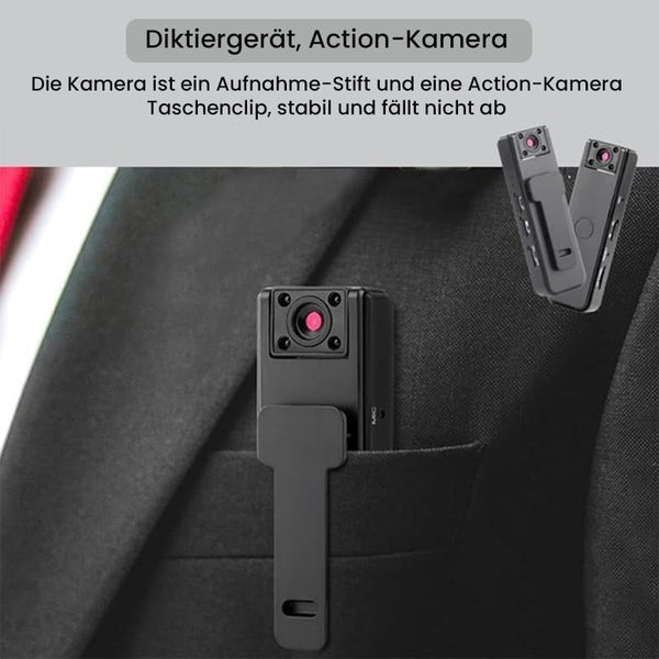 Sakerplus® Körperkamera/Camcorder, kabellos