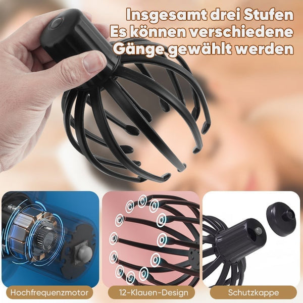 Sakerplus® Oktopus-Kopfmassager