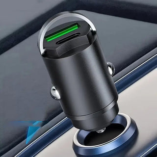 Sakerplus® Metall-Ziehring Schnellladegerät Fürs Auto (Unsichtbares Design)