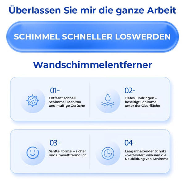 Sakerplus® Schnell wirkendes Anti-Schimmel-Wandreinigungsspray