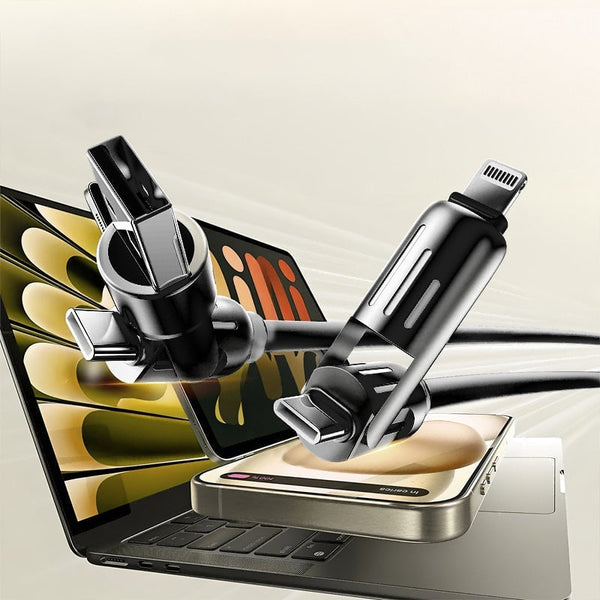 Sakerplus® 240 W 4-in-1 USB-C-Kabel