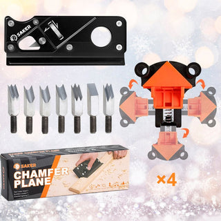 Sakerplus® Holzbearbeitungskanten Eckenhobel Set