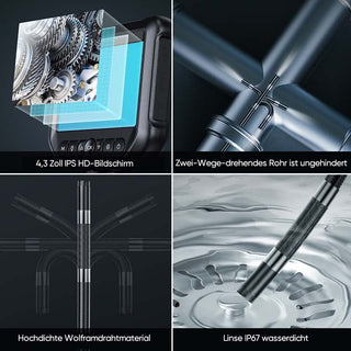 Sakerplus® Zwei-Wege-artikulierendes Endoskop
